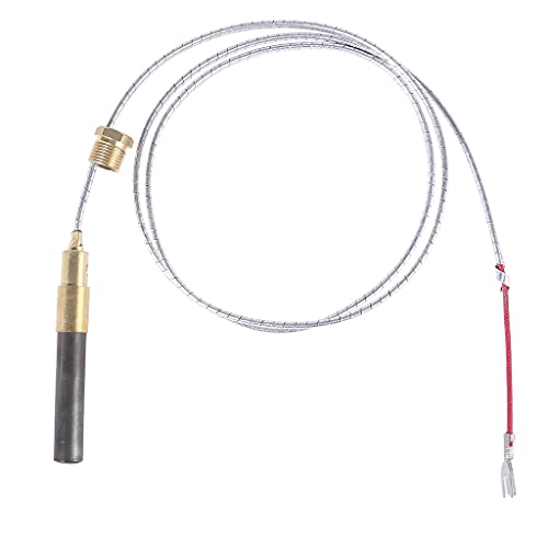 YS0911 Fryer Thermopile Thermocouple 2-Wire Replacement Im-perial Frymaster D-ean Pitco & Italian FAGE Pizza Thermopile Generator 750 Millivolt