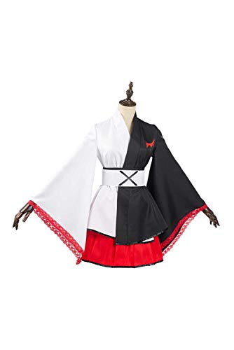 IOONCHI Costume Monokuma Cosplay Kimono Nero
