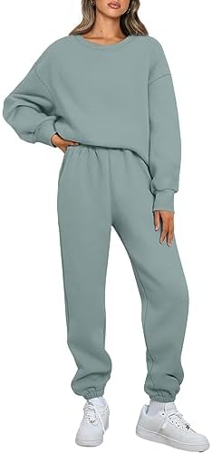 AUTOMET Womens 2 Piece Outfits Sweatsuit Oversized