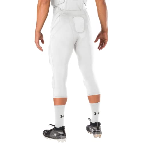 Under Armour Gameday Integrated Football Pants Adult, Adult Football Pants with Pads White by Under Armour - Image 3