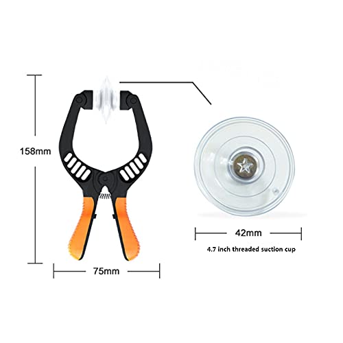 Smart Phones Suction Cup Tool Opening Pliers Repair LCD Screen Tools Separator Compatible with Cell Phone/Laptop/Tablet PC - Image 2