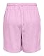 ONLY Damen Onlsiesta Mw Pull-Up Linen Bl Shorts Os, Pirouette, M