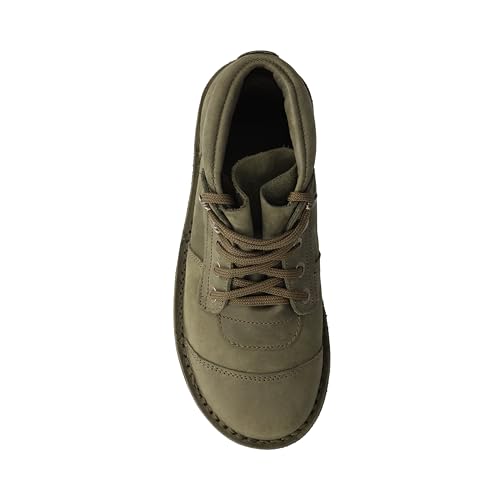 Image of JIM GREEN Men's Barefoot African Ranger Boots Lace-Up Water Resistant Full Grain Leather Work or Hiking Boot