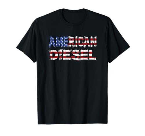 American Diesel Design Diesel Life Mechanic Roll Carbón Camiseta