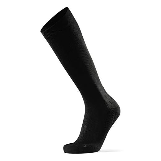 DANISH ENDURANCE Calcetines de Compresión (Negro - 1 Par, EU 43-47)