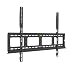Mount-It! Fixed TV Wall Mount Bracket Slim Low-Profile for 50, 55, 60, 65, 70, 75, 80 Inch Flat Screen TVs, Heavy-Duty 220 lbs Capacity, Ultra-Slim Design Flush 1 inch Profile, VESA 800x400, 600x400