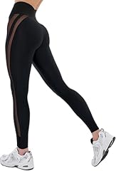 Corsage Stripcut Leggings Black