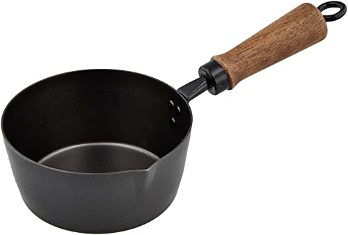 ?????(PEARL METAL) HB-5429 Tempura Pot, ???? 14cm, black (black 19-3911tcx)