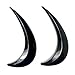 1Pair Front Headlight Eyelids ABS Eyelash Covers Head Light Eyebrows Trim Sticker For VW Beetle 2012-2018 Accessories(Glossy Balck)