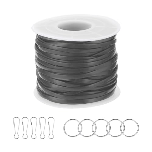 Cordón de plástico para tejer llaveros duraderos con accesorios de joyería 2
