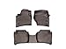 WeatherTech Custom Fit FloorLiners for Touareg, Cayenne? - 1st & 2nd Row (47333-1-2), Cocoa