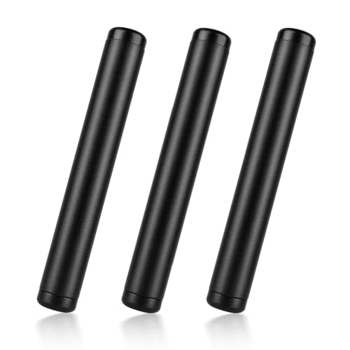 3 Stück Joint Hülle Joint Case 110 mm Metall Aluminium Joint Hülle Kingsize Geruchsdicht Wasserdicht Joint Tube Hochwertige Joint Zubehör Aufbewahrung(Schwarz)