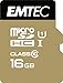 EMTEC Gold+ microSDHC 16GB Bis zu 21MB/s Class10 Speicherkarte