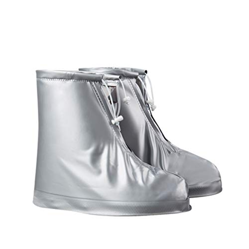 Garneck Cubrezapatos Impermeables Cubre Zapatos Antideslizantes Antideslizantes Cubrezapatos para Lluvia Botas Protectores Protectores Cubrezapatillas Resistente Al Agua (M) Cover