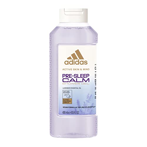 adidas Active Skin & Mind Pre-Sleep Calm Shower Gel, Duschgel fĂĽr Damen und Herren, 400 ml - Unisex
