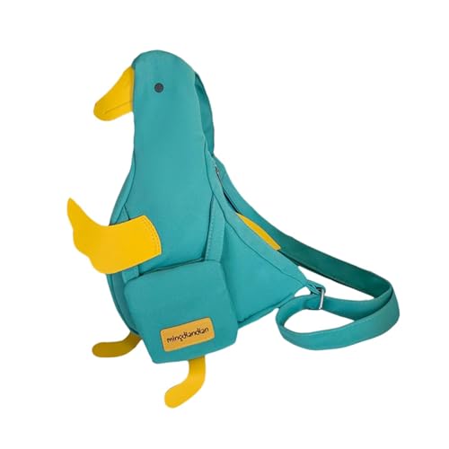 Sacoche étudiante canard en toile résistante avec sangle réglable