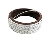 1M Brush Strip self Adhesive Door WeatherStripping Window Sealing Strip Sliding Wardrobe Door Sealing Tape Window Hardware Tool(Brown,1M_7MMX12MM)