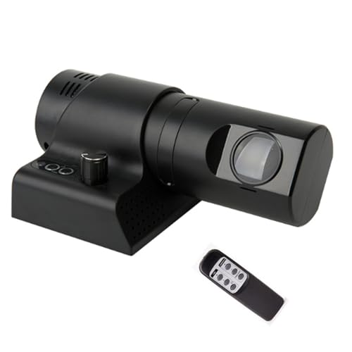 リモコン多色 LED 投影目覚まし時計、夜間使用のための 180 度回転ディスプレイ付き多色時計