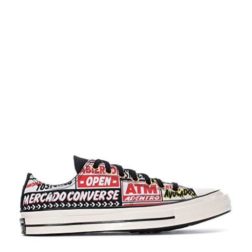Image of Converse Men's Chuck Taylor All Star '70s Sneakers Mi Gente Black /Multi /Egret