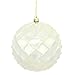 Vickerman 475102-4.75" Champagne Shiny Diamond Bauble Christmas Tree Ornament (4 pack) (N174238D)