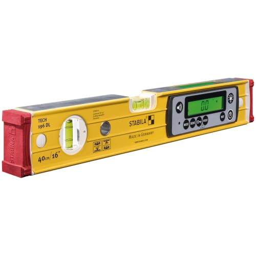 Image of STABILA TECH LEVEL 196 Digital Spirit Level, 16 Inch, Cat. Number 39516