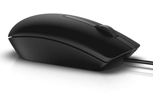 Image of Dell MS116 Wired Optical Mouse, 1000DPI, LED Tracking, Scrolling Wheel, Plug and Play