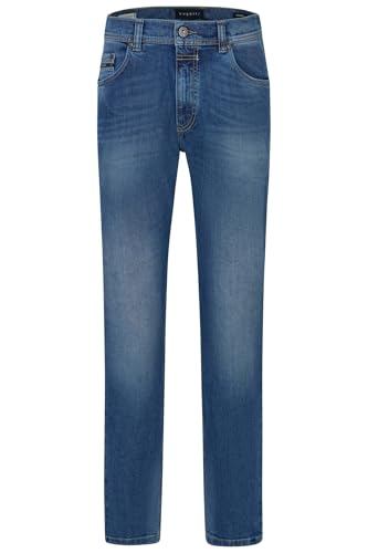 bugatti Herren Jeans Modern Fit – Bequeme Stretch Denim Hose für Alltag & Freizeit – Ganzjahresjeans – Ansicht 3