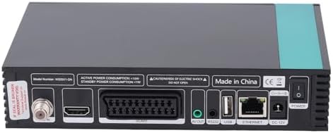 Satellite Receiver, DVB S S2 S2X with Remote Controller Biss Streaming WiFi Ethernet USALS Motor for Hevc Main 10, AVS+, 2.4G WiFi, 3G USB Dongle and DLNA Support