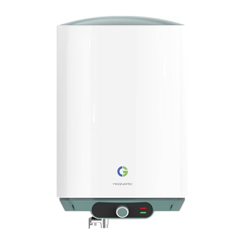 Image of CG-Magnamix 25 Ltr Storage Water Heater (Geyser) | 5 Star Rated | High Rise Compatible | Glasslined Tank | Copper Element | Rust Proof Body | 100% Copper Element | 2 Yrs Product & 5 Yrs Tank Warranty