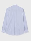 Hackett London Męska koszulka z delikatnej popeliny BenGL STR Shirt, biała/niebieska, 41