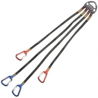 Kong Italy Lecco Orion Hanging Kit with Color Coded Webbings and Twist Lock KL Aluminum Connectors