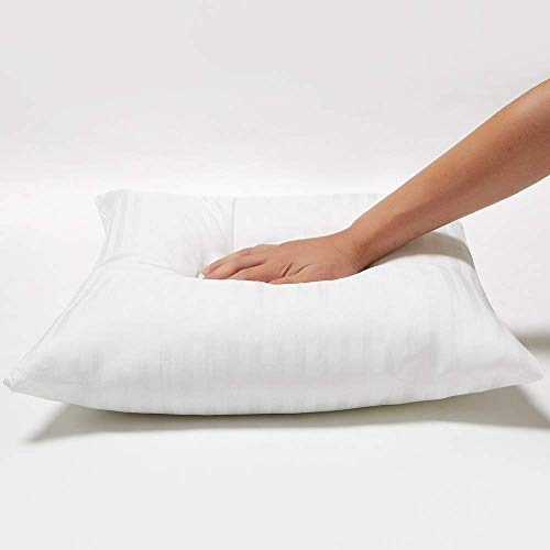 Image of Sulana Cushion Inserts Fiber Filler Satin Stripe with White Outer Cover & Cushion Fillers (5, 16 x 16)