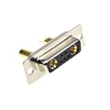 LOKLNEYK 1PCS 7W2 30A Gold Plated Male Female high Current Connector D-SUB Adapter Solder Type 5+2 Plug Ja-ck high Power(1pcs 7 JA-CK)
