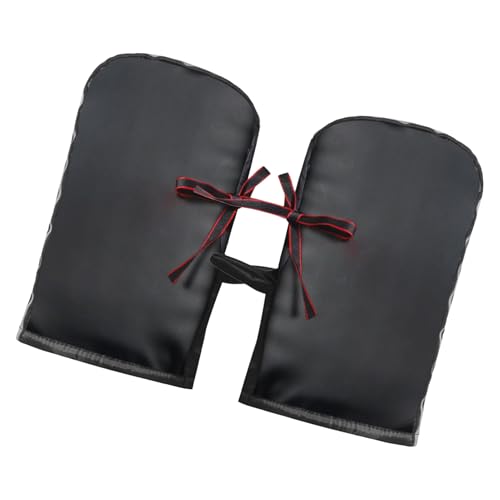 Guantes de ciclismo manillar, con tiras reflectantes, puños a prueba de viento impermeables - protección manillar de bicicleta - carretera diario fin de semana al aire libre deportes al aire libre