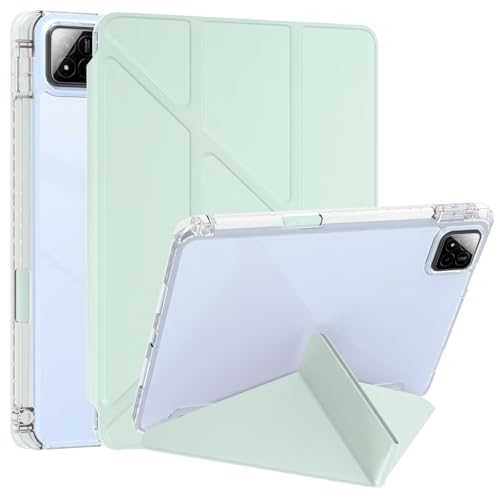 Amazon.co.jp: Xiaomi Pad 7 ケース 背面透明 クリア ペン収納