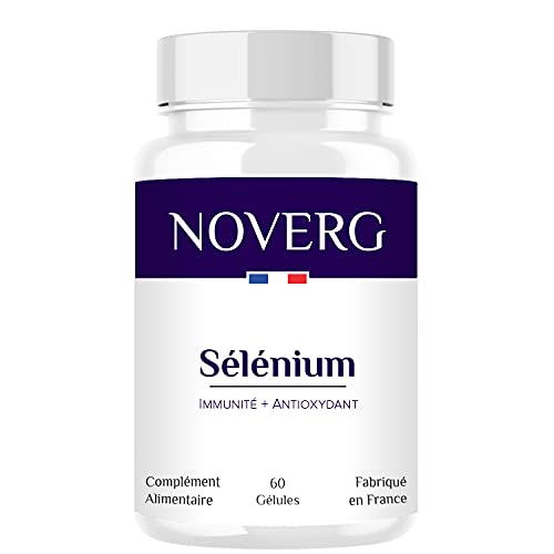 Sélénium | Immunité & Antioxydant | 50 μg soit 90% des apports | Vegan | Haute Qualité | 60 Gélules | 2 Mois | Fabriqué en France