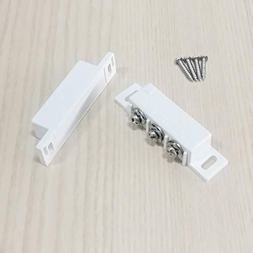 GAGALOR 2 Sets NO&NC Magnetic Switch Door Contact Sensor Surface Mounted, white - Image 4