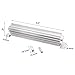 Dokili Universal Dual Pass Aluminum Finned Transmission Oil Cooler 12