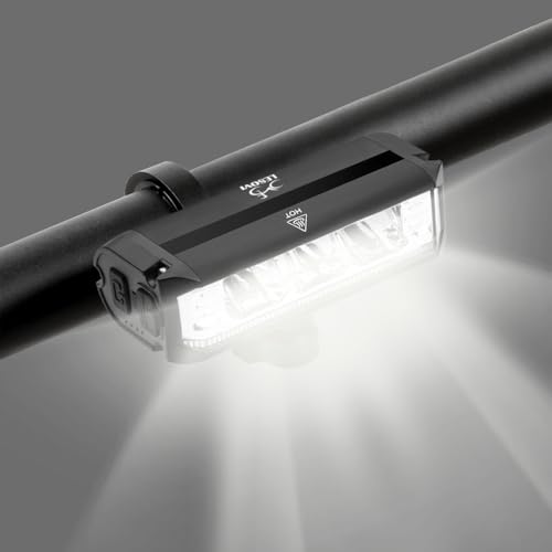 Best Bright Bike Light for Night Riding, 3250 Lumen Bicycle Light High Beam Low Beam, Rechargeable Bicycle Headlight Set, Waterproof Bike Headlight (1000Lumen)