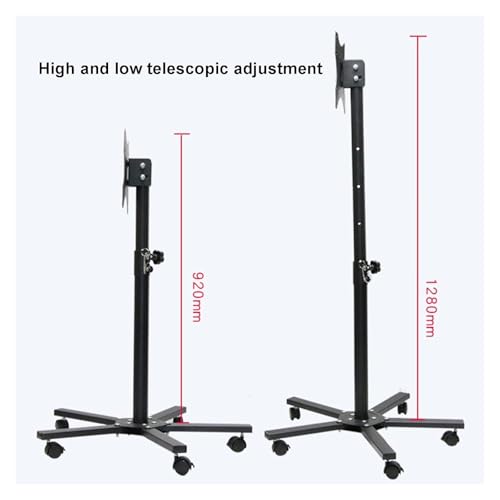 Soporte móvil para TV con ruedas y altura ajustable miniatura 6