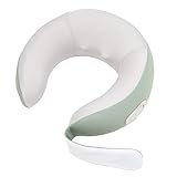 Oreiller de Massage en Forme U, Master Coussin tête Mousse à mémoire pour Table Mémoire électrique pour le Cou 360 Degrés Surround Support Conception de Réduction du Bruit Masseur (Bleu)