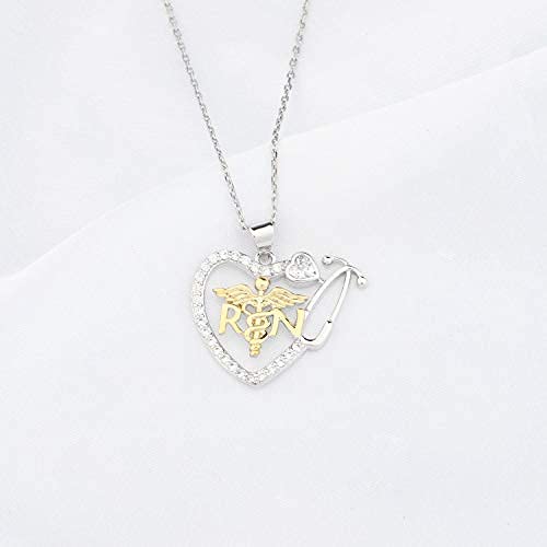 BNQL RN Nurse Gifts Necklace Nursing Graduation Gift RN Charm Medical Jewelry Graduation Gift Medical Student Gift3