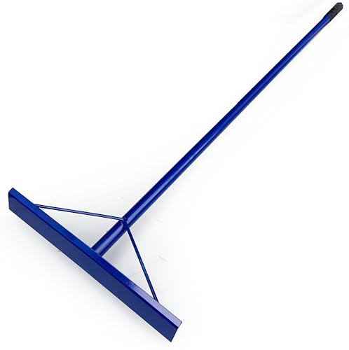 Esparcidor de hormigón, concreto de Aluminio de 51 x 10 cm con mango de 148 cm en una sola pieza ligero y con refuerzos (2)