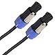 Plugger Kabel HP Speakon Stecker/Stecker 1,5 mm²/10 m Schwarz