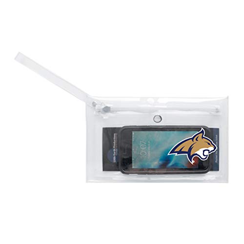Image of Littlearth - LIWXY NCAA Montana State Bobcats Unisex Ncaancaa Ticket Wristlet, Clear, 9 inch by 5.25 inch