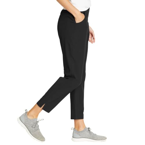 Eddie Bauer Travel Pants Women - Lightweight Elastic Waistband Ankle Pants2