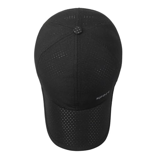 Image of Quick Dry Fit Baseball Cap - Water Repellent Sun Hat for Fishing, Running, Hiking, Golf, Surfing, Sailing, Boating