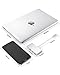 LENTION 4-in-1 USB-C Hub with Type C, USB 3.0, USB 2.0 for 2025-2016 MacBook Pro (M1-M5), iPhone 17-15 New Mac Air/Surface, ChromeBook, More, Multiport Charging & Connecting Adapter (C13, Silver)