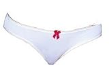 BeeDees String Tanga String-Tanga-Doppelpack weiß Größe 42