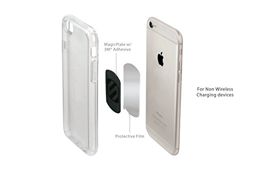 Scosche Mrk2Pk-Ub Magicmount Phone Replacement Plate Kit - For Magnetic Car Phone Mount Holder With Extra Strength Hold, Universal With All Devices, Black, Pack Of 2 #TOP3